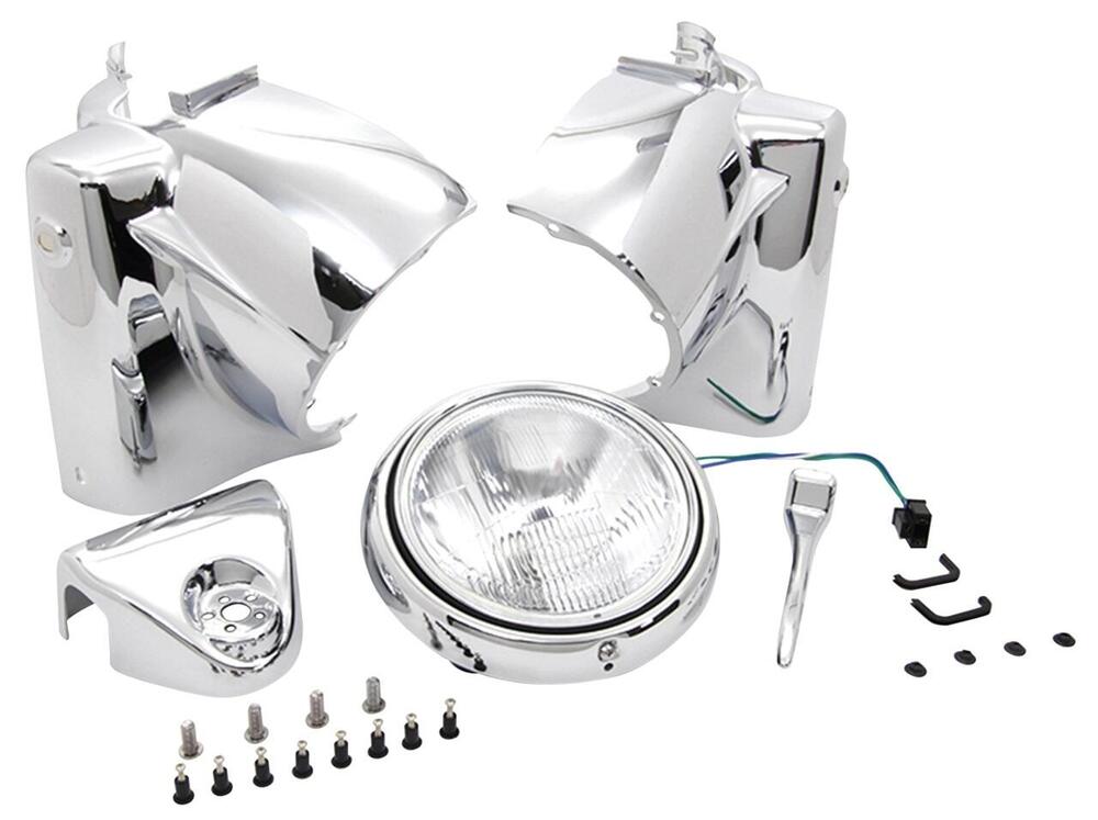 Kit faro nacelle cromato per Touring e Road King d Zodiac