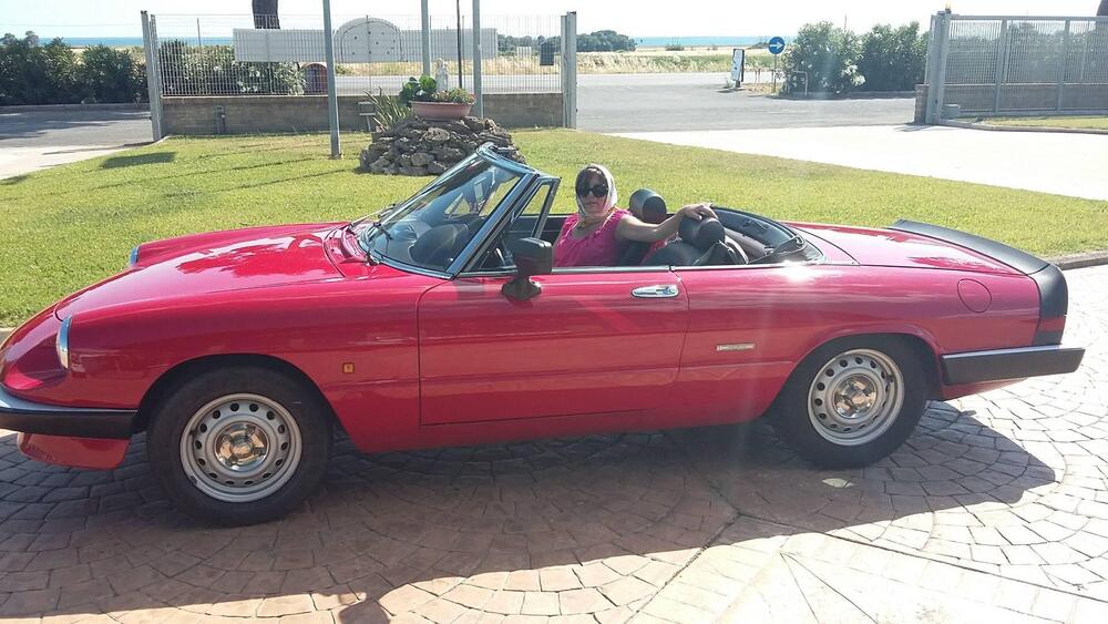 Alfa Romeo Spider 1600  d'epoca a Roma (16)