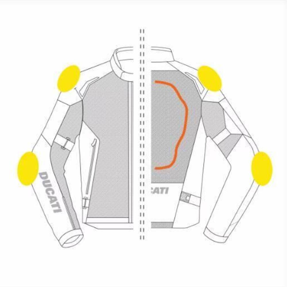 Ducati Speed Air C2 - Giacca in tessuto Nero (3)