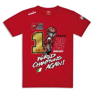T-shirt celebrativa GP 2023 Bagnaia Ducati