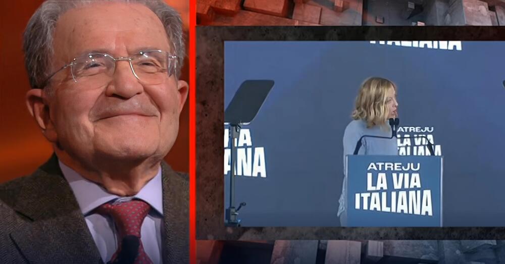 &Egrave; tutto un &ldquo;M &ndash; Il figlio del secolo&rdquo;: Prodi parla di &ldquo;fascismo come problema reale&rdquo; a Piazzapulita. E attacca Meloni sull&rsquo;autoritarismo: &ldquo;Se picchiano gli ispiratori...&rdquo;. E tra Musk e Trump spunta Sangennaro, che&hellip;