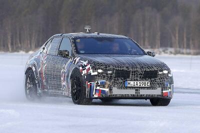 BMW M3: i primi test invernali dell'elettrica [Foto Spia]