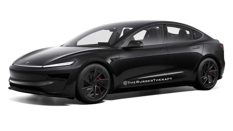 Tesla: come sarebbe la Model 3 con il look della Model Y [RENDER]