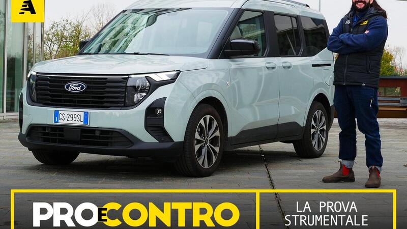 Ford TOURNEO COURIER (furgoncino con orgoglio!) PROVA STRUMENTALE - PRO e CONTRO [VIDEO]