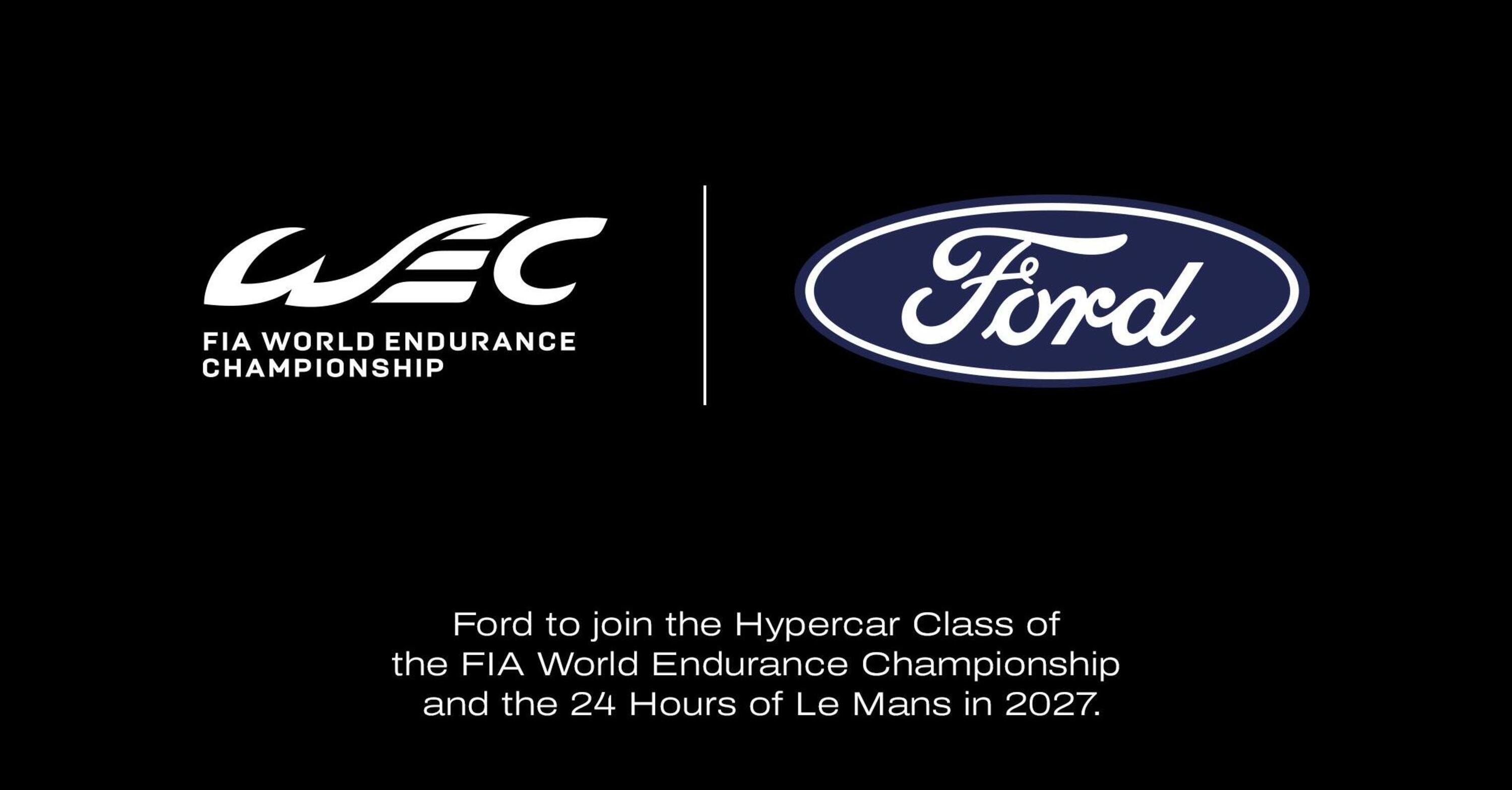 Ford tornerà alla 24 Ore di Le Mans nel 2027 con una LMDh - News