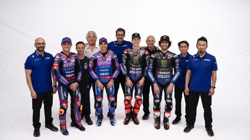 MotoGP 2025. Presentazione dei team Yamaha e Prima Pramac: &quot;Il V4? Forse come wild card con Augusto Fernandez&quot; - LIVE [VIDEO E GALLERY]