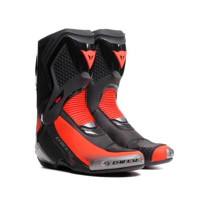 Stivali Moto Racing Dainese Torque 4 Rosso Fluo