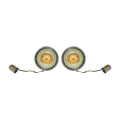 Inserti conversione a LED frecce bullet anteriori Custom Dynamics