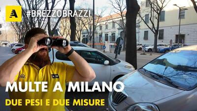 Multe a Milano: parcheggio selvaggio, due pesi e due misure [VIDEO]