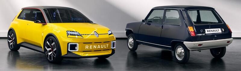 Nuova e vecchia Renault 5