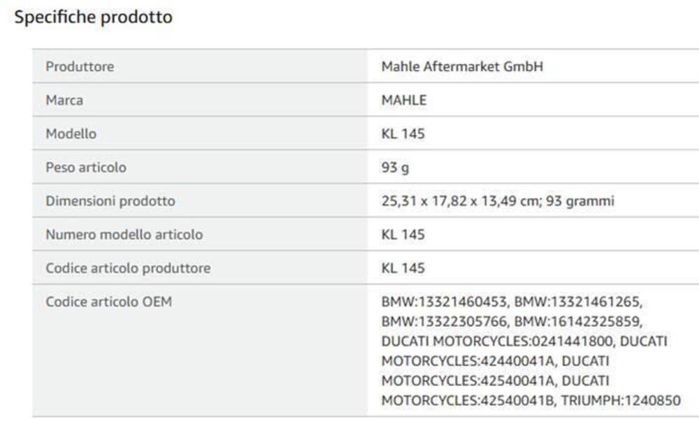 FILTRO BENZINA MAHLE PER VARI MODELLI CODICE KL 14 (3)
