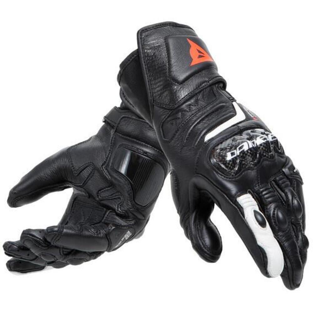 Guanti moto Donna pelle Dainese Carbon 4 Long Nero