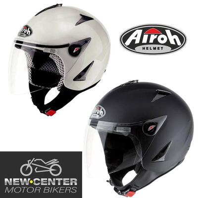 CASCO JET JT AIROH NERO O BIANCO