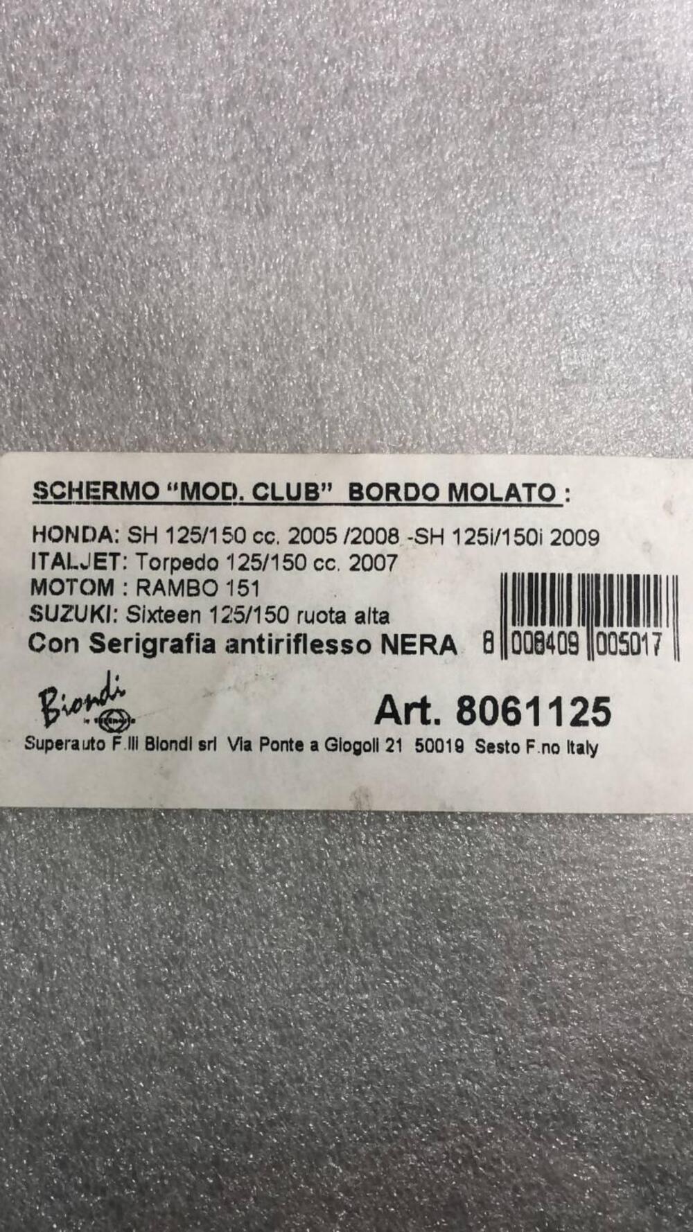 PARABREZZA BIONDI PER HONDA SH 125 E 150 CODICE 80 (4)