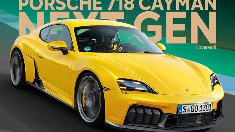 Porsche 718 Cayman: un render pi&ugrave; che realistico di Avarvarii