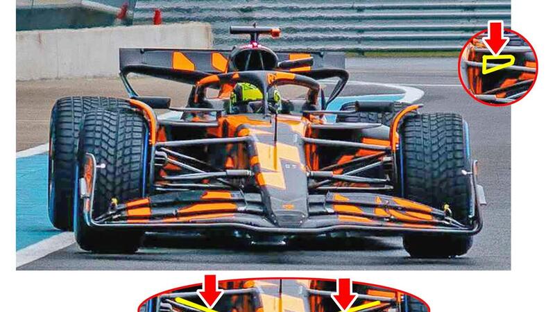 Formula 1 2025: McLaren MCL39, le novit&agrave; tecniche