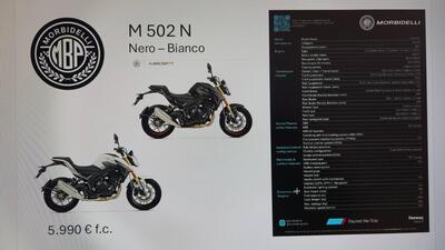 Morbidelli M502N (2024 - 25) nuova