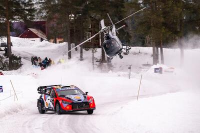 WRC25 Svezia d2. Evans, Katsuta, Tanak sul filo del rasoio [GALLERY]