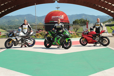 Kawasaki ZX-10R Ninja vs Yamaha YZF-R1M vs Ducati 1299S Panigale