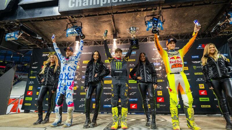 Supercross: a Detroit vincono Cooper Webb e Levi Kitchen