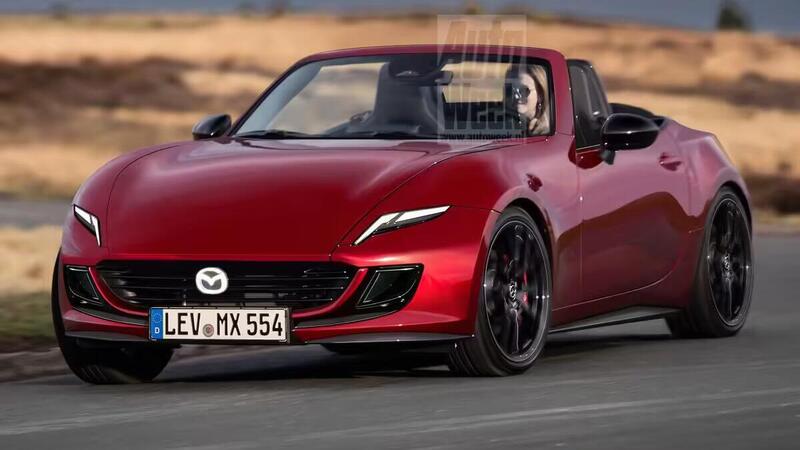 Mazda MX-5: suggestioni di Iconic SP nel render della quinta serie