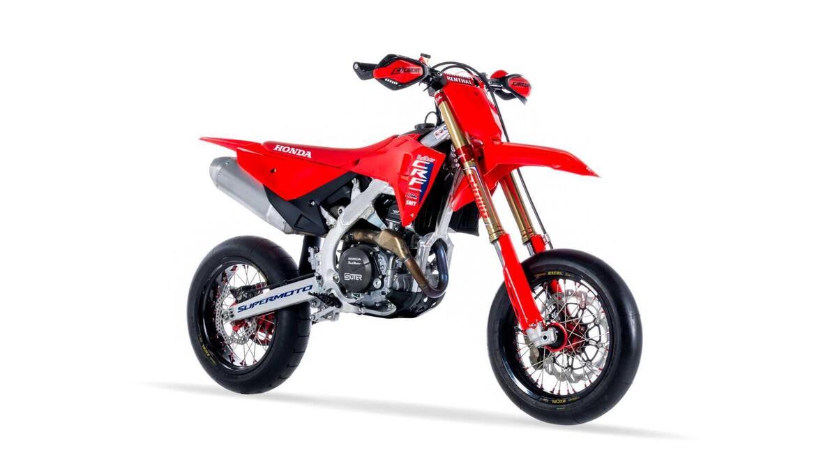 Miniature Moto Honda Cross CRF 450R 2025 échelle 1/12 - Réplique Officielle Die Cast Pour Collection, Dès 3 Ans