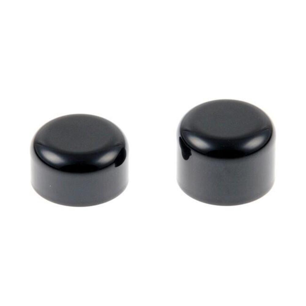 Coperture perno ruota anteriore nero lucido per Sp 