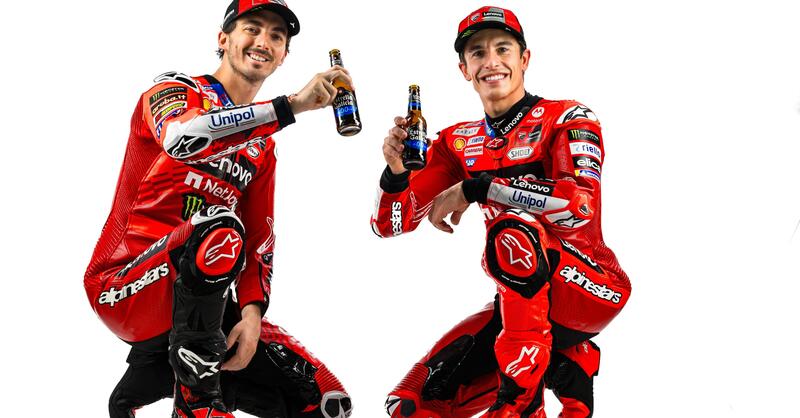 MotoGP 2025. Marc Marquez porta in Ducati... la birra