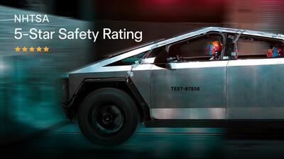 Tesla Cybertruck: lo schianto e i giudizi dell'NHTSA, 5 stelle [VIDEO]