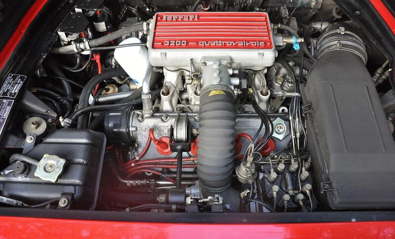 Il motore V8 3.2 della Ferrari Mondial