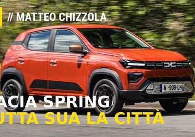 Dacia Spring 2025: cambia il look, prestazioni cittadine [VIDEO]