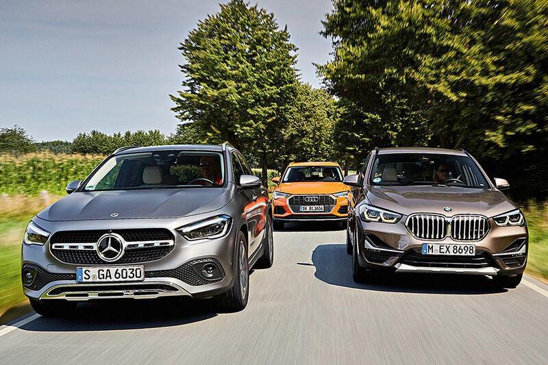 Mercedes GLA, Audi Q3 e BMW X1 nelle varie serie