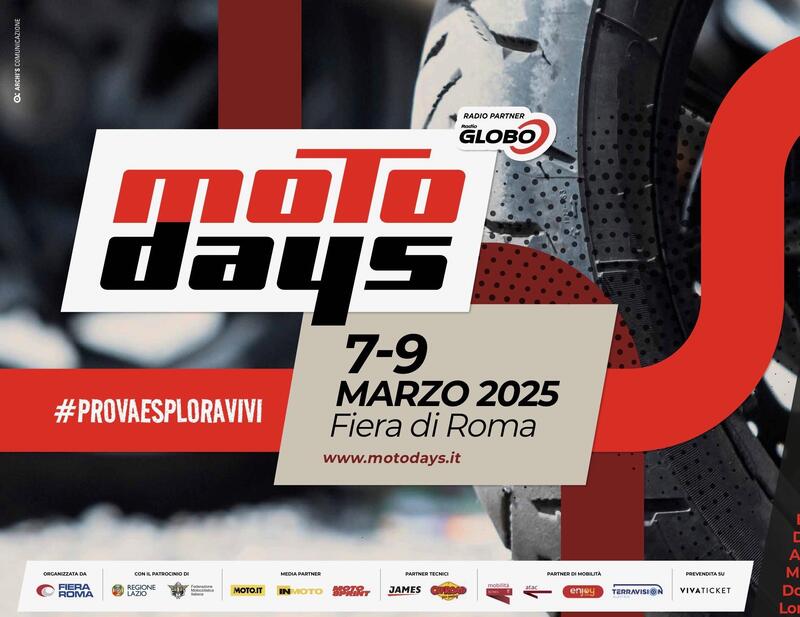 Manca una settimana a Motodays 2025: ecco tutte le info