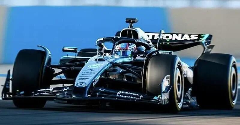 F1 2025. Mercedes porta gi&agrave; novit&agrave;: ecco cosa cambia sulla W16 scesa in pista nei test in Bahrain