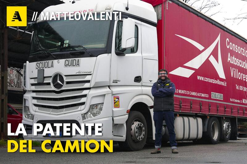 Come si fa la PATENTE del CAMION? Prezzi, difficolt&agrave;, esami e... un aiutino! (C, CE, CQC) [VIDEO]