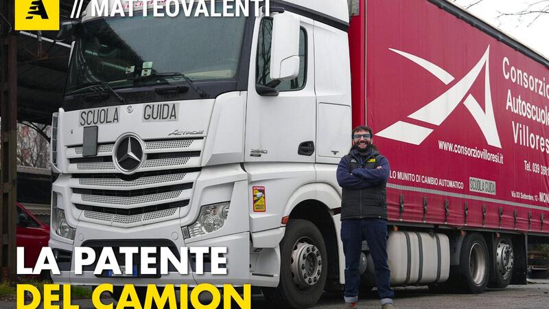 Come si fa la PATENTE del CAMION? Prezzi, difficolt&agrave;, esami e... un aiutino! (C, CE, CQC) [VIDEO]