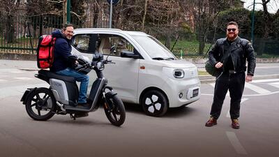 E tu quale 125 prendi? SFIDA ELETTRICA due ruote vs o quattro! [VIDEO]