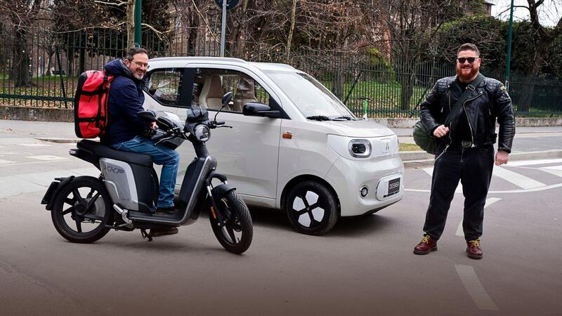 E tu quale 125 prendi? SFIDA ELETTRICA due ruote vs o quattro! [VIDEO]