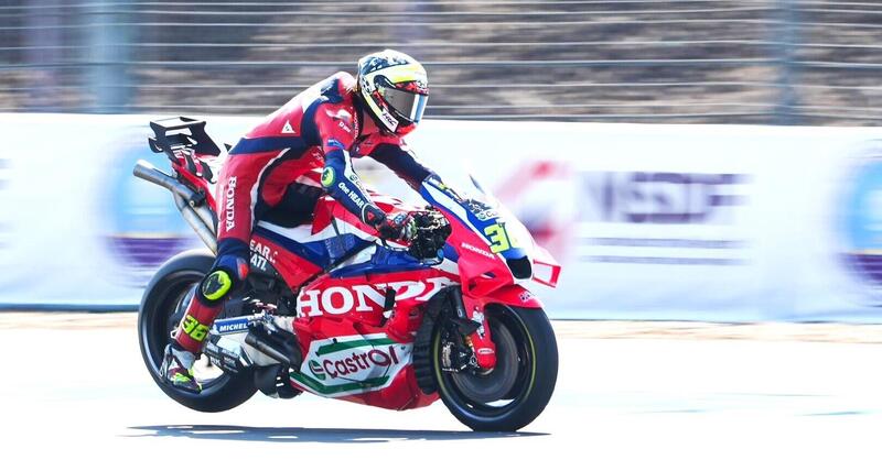 MotoGP 2025. GP di Thailandia. Joan Mir, sorriso Honda, &egrave; 6&deg;: &quot;Finalmente la moto &egrave; guidabile, riesco a frenare super forte&quot;