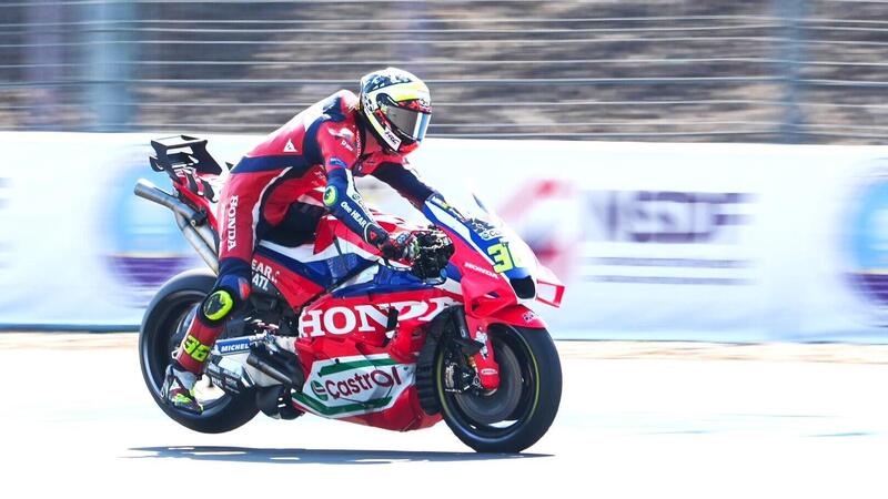 MotoGP 2025. GP di Thailandia. Joan Mir, sorriso Honda, &egrave; 6&deg;: &quot;Finalmente la moto &egrave; guidabile, riesco a frenare super forte&quot;