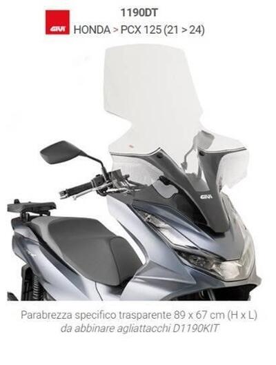 PARABREZZA GIVI PER HONDA PCX 125 CODICE 1190DT