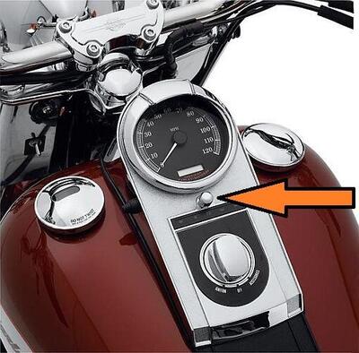 Dado cromato a punta fissaggio cruscotto per Dyna 