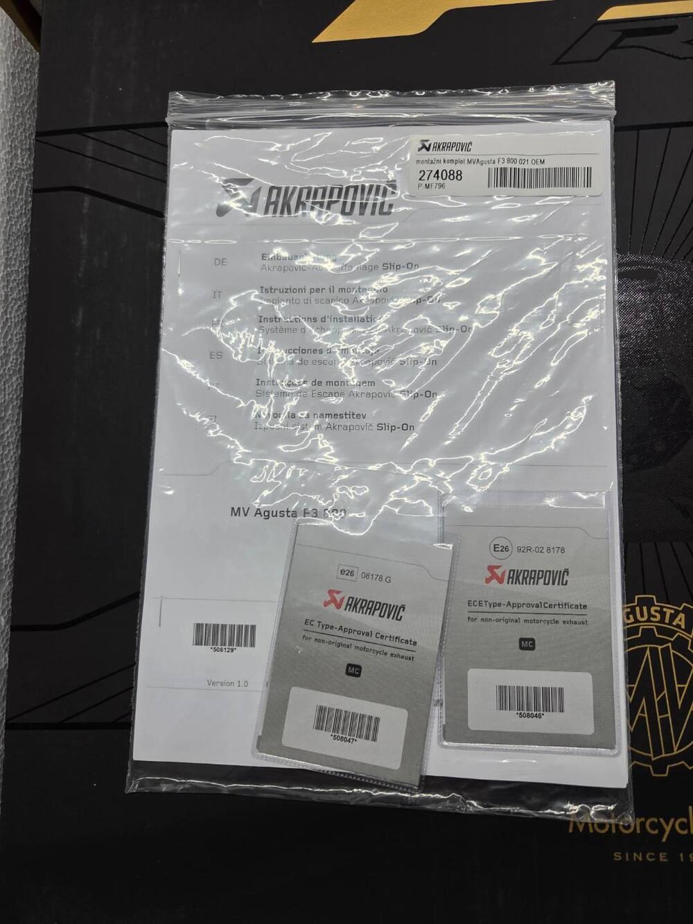 KIT RACING PER MV AGUSTA F3 RR *TUO CON 10 RATE DA (5)