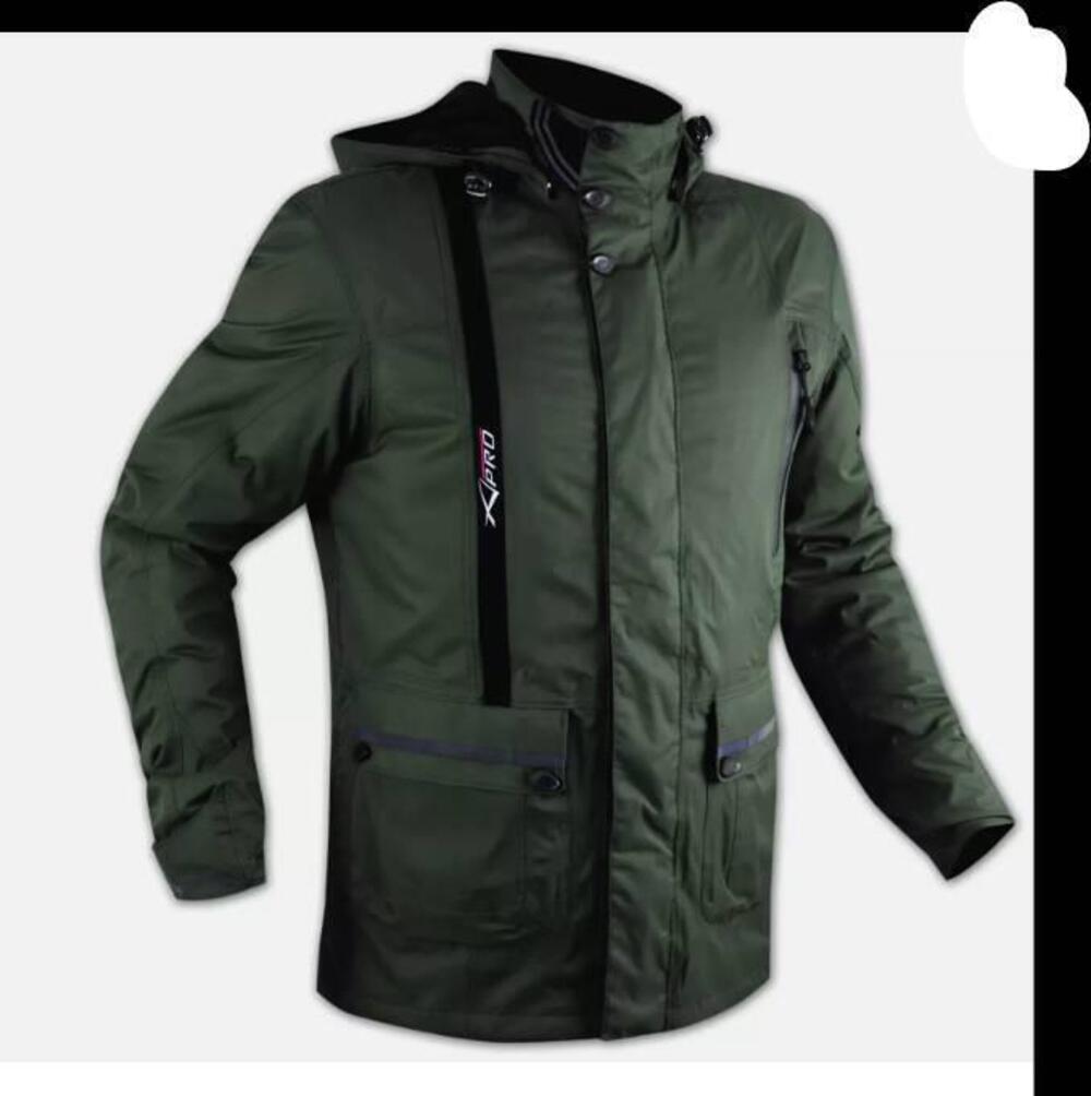 Giacca Giaccone Moto Scooter UOMO Fodera Removibil 100 %