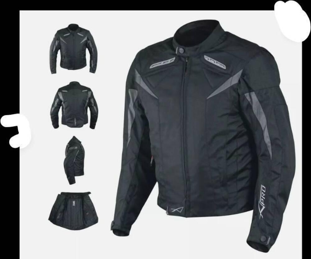 Giacca Moto Protezioni/Manica Staccabile Termico R 100 %