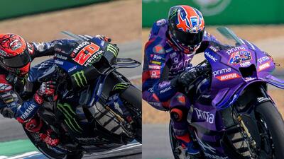 MotoGP 2025. Yamaha, borsino Thailandia. Sottotono Fabio Quartararo: "Problemi di grip", bene Jack Miller, che teneva la carenatura con le mani