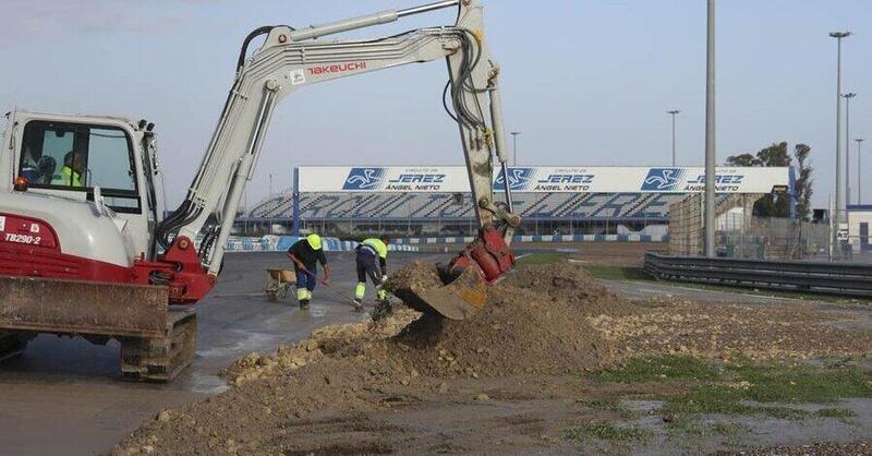 MotoGP 2025. Circuito di Jerez alluvionato, aggiornamenti sulla situazione in vista del GP di MotoGP