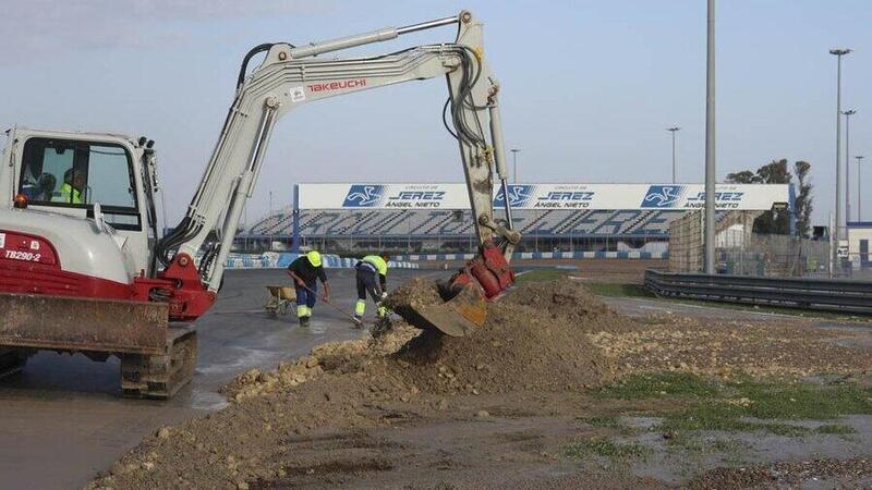 MotoGP 2025. Circuito di Jerez alluvionato, aggiornamenti sulla situazione in vista del GP di MotoGP