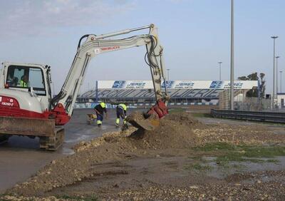 MotoGP 2025. Circuito di Jerez alluvionato, aggiornamenti sulla situazione in vista del GP di MotoGP