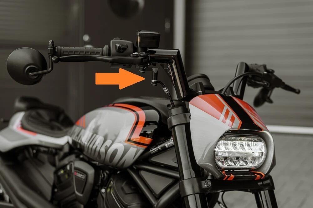 Estensione tubo freno o frizione lungo 4,5 cm con 